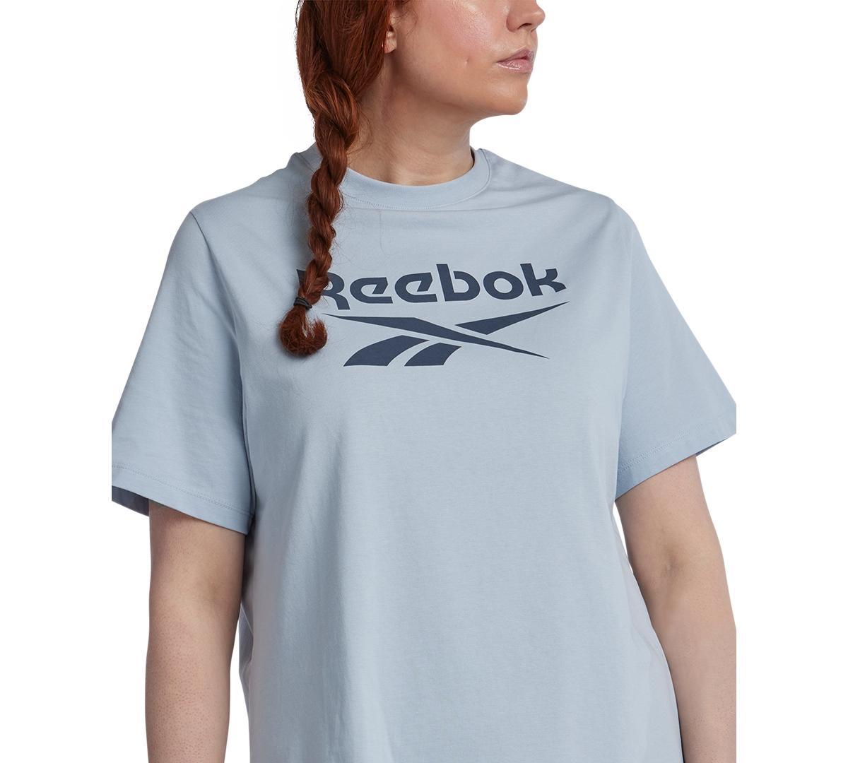 Reebok Plus Size Short Sleeve Logo Graphic T-Shirt Product Image