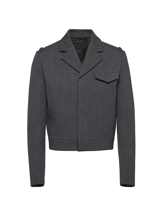 Mens Wool Blouson Jacket Product Image