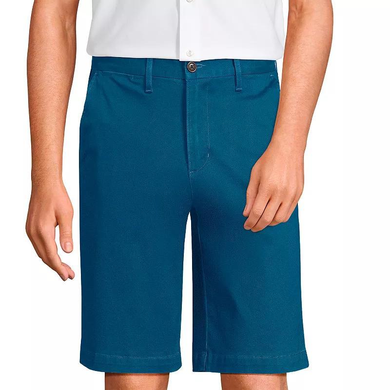 Mens Lands End Traditional-Fit Comfort-First Knockabout 11-inch Chino Shorts Blue Product Image