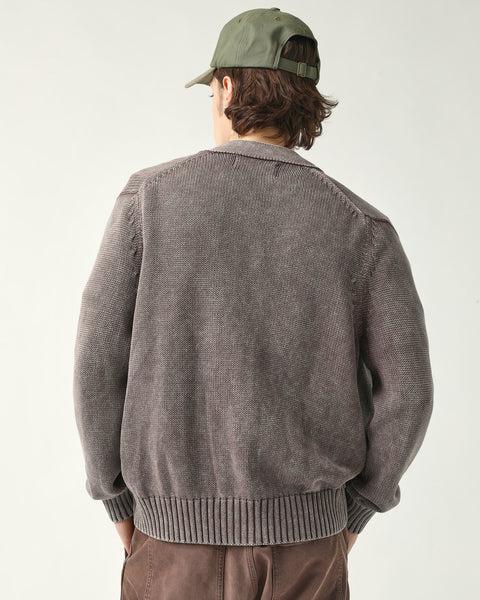 Acid Wash Cardigan - Purple Product Image