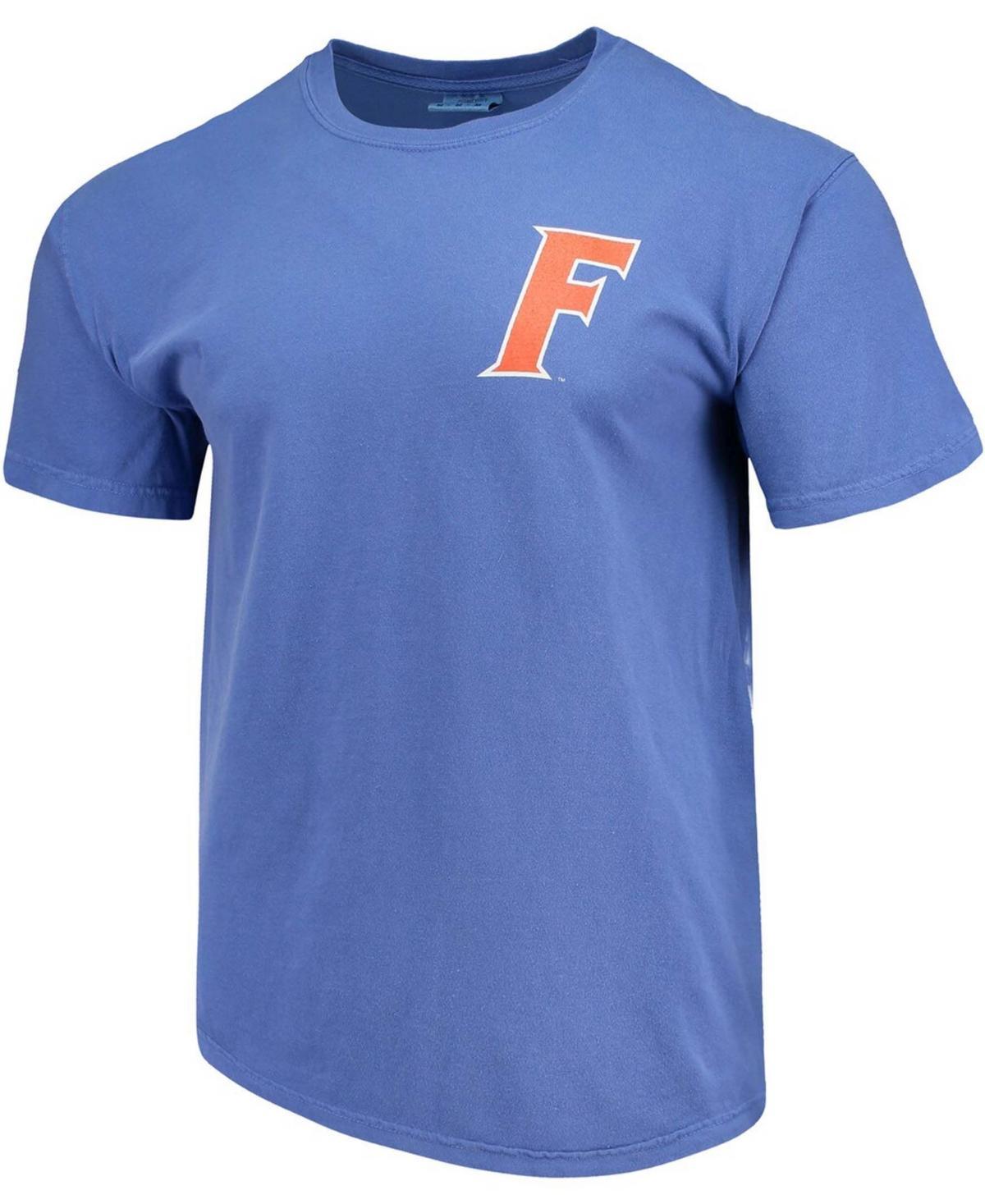 Mens Royal Florida Gators Baseball Flag Comfort Colors T-Shirt Product Image