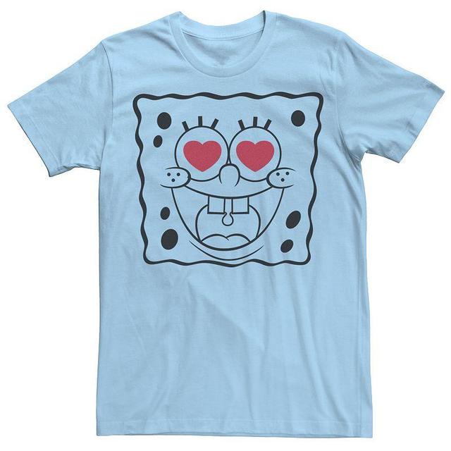 Mens Nickelodeon SpongeBob SquarePants Heart Eyes Graphic Tee Product Image