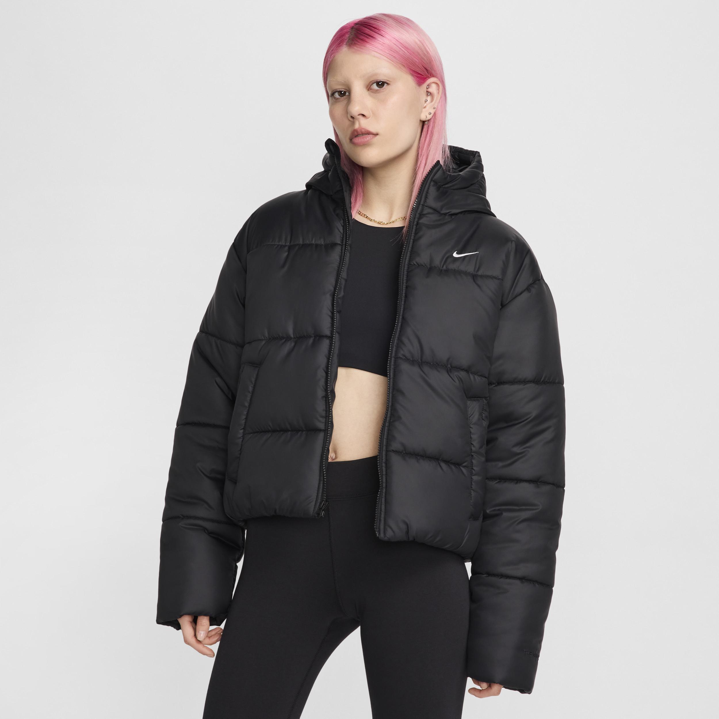 Women's Nike Sportswear Classic Puffer Therma-FIT Loose Hooded Jacket Product Image