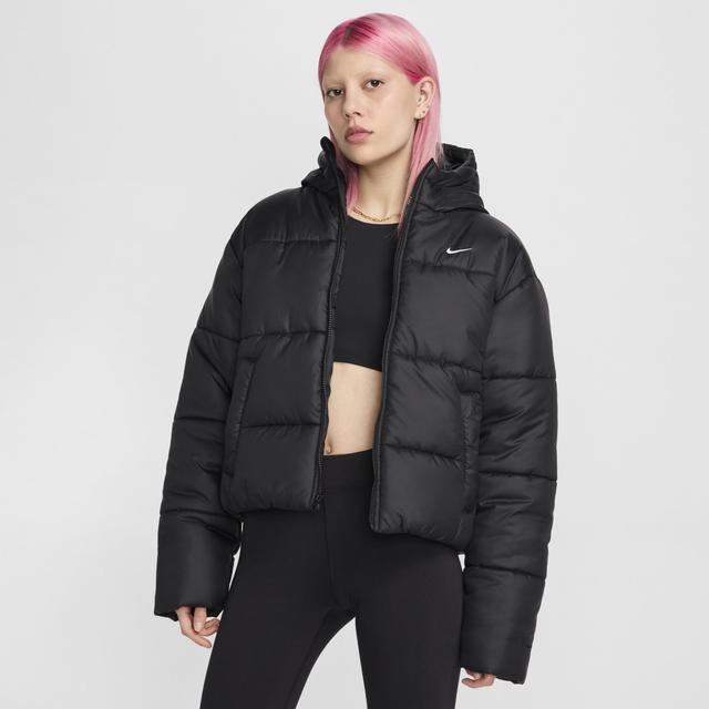 Womens Nike Sportswear Classic Puffer Therma-FIT Loose Hooded Jacket Product Image