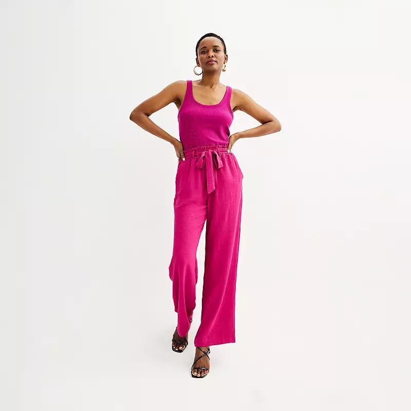 Womens INTEMPO Wide-Leg Jumpsuit Product Image