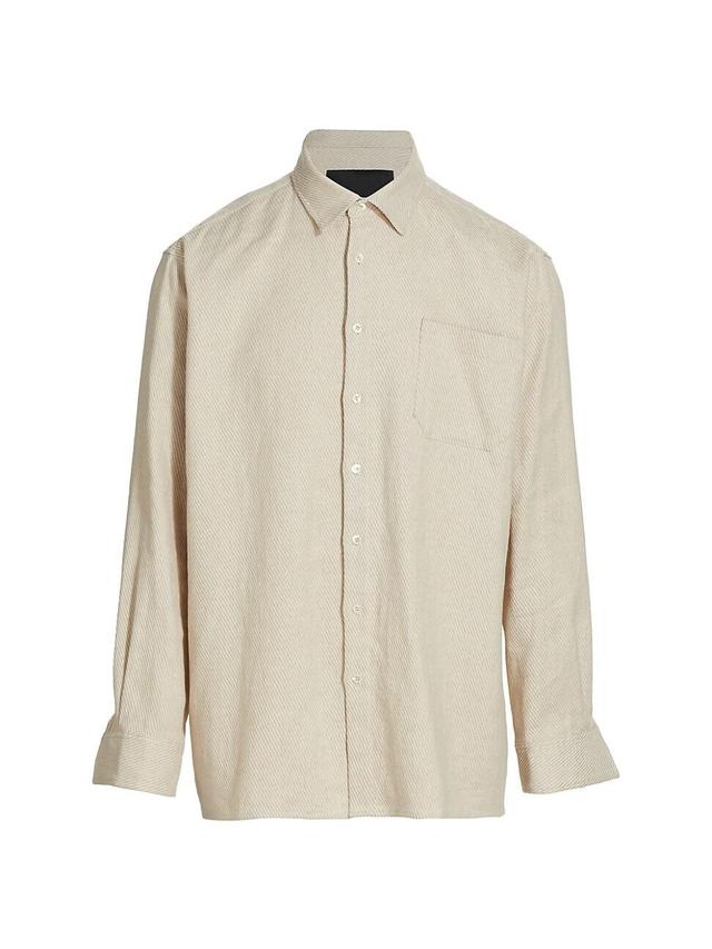 Mens Classic Linen Shirt Product Image