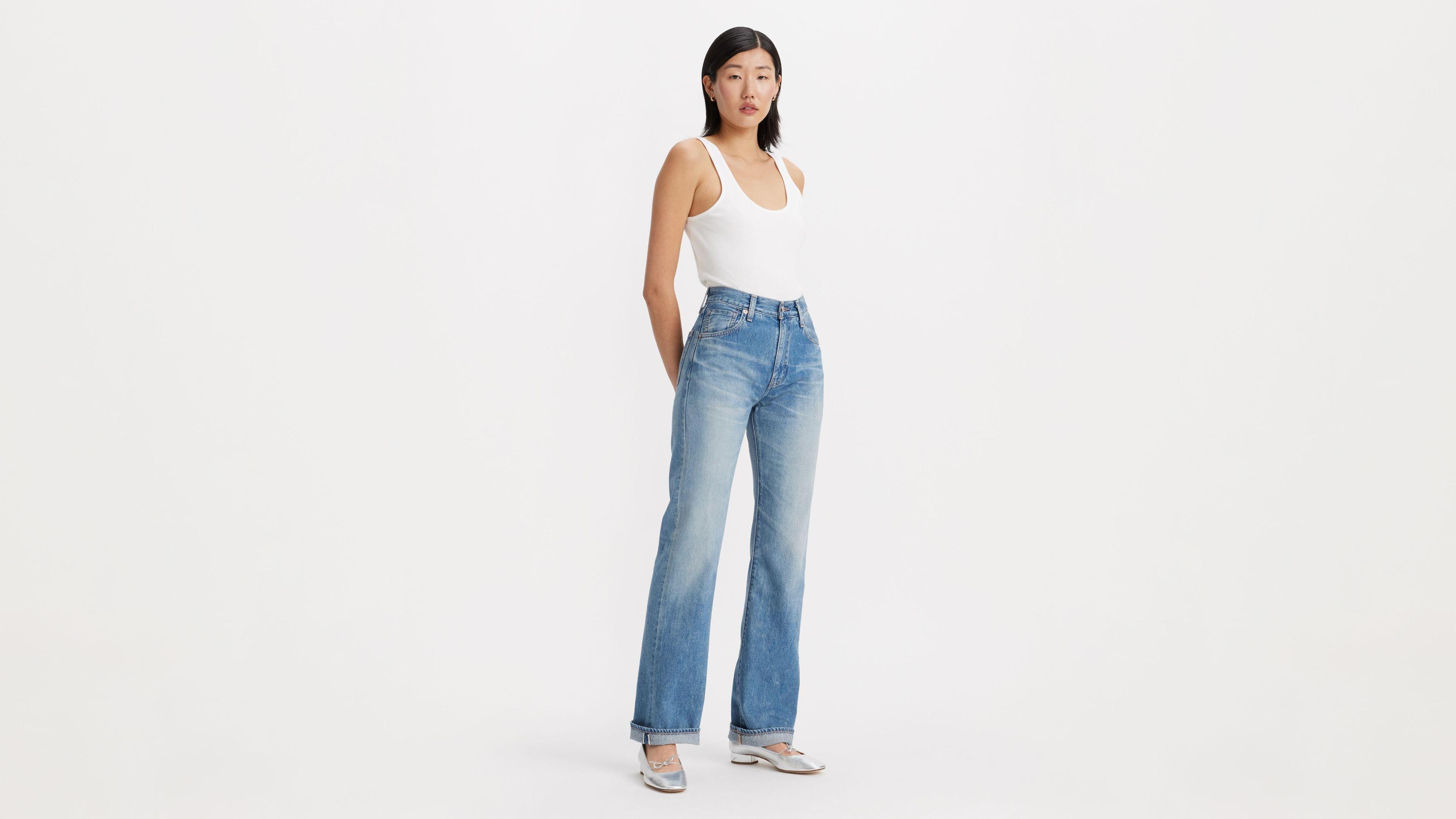 Japanese Selvedge Plank Straight Women's Jeans Product Image