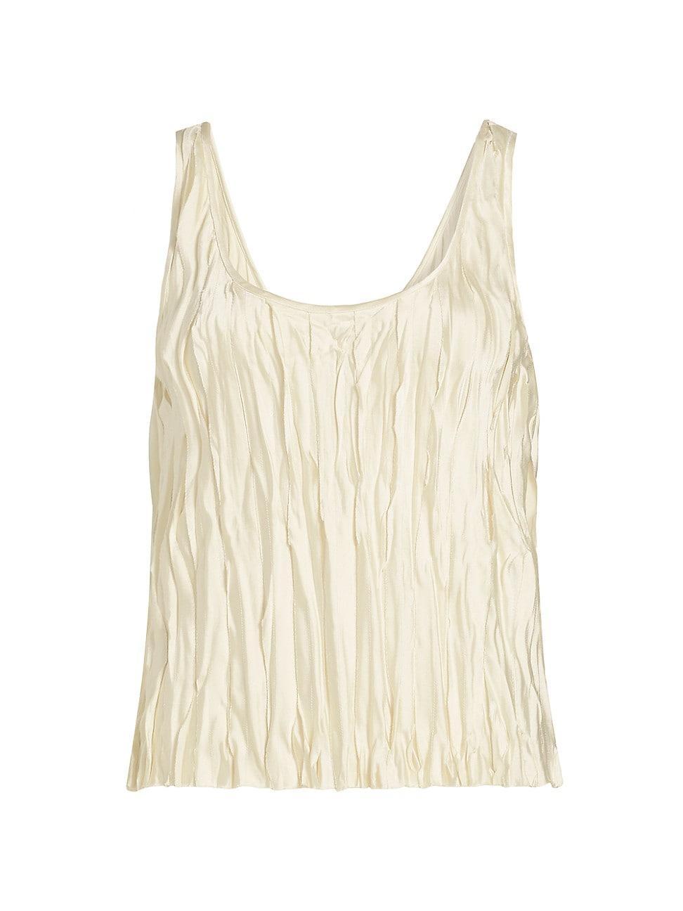 Womens Crushed Bias Strip Tank Product Image