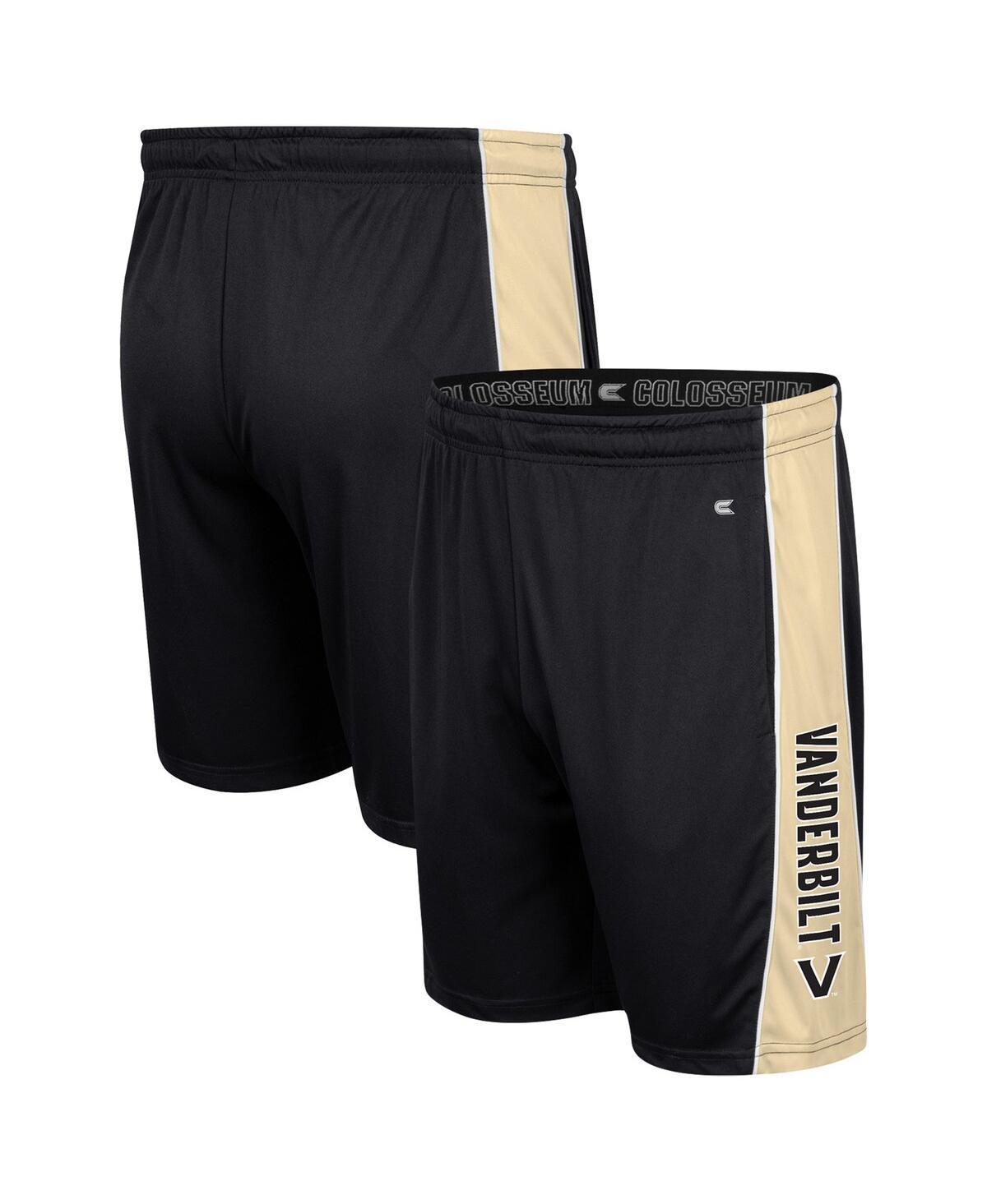 Mens Colosseum Black Vanderbilt Commodores Panel Shorts Product Image