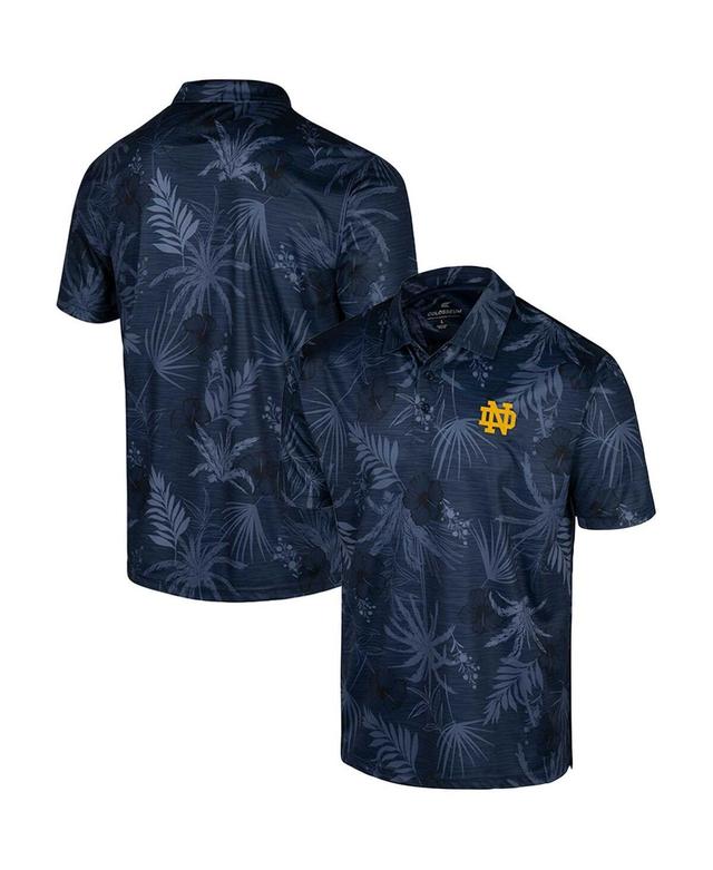 Mens Colosseum Navy Penn State Nittany Lions Big and Tall Palms Polo Shirt Product Image