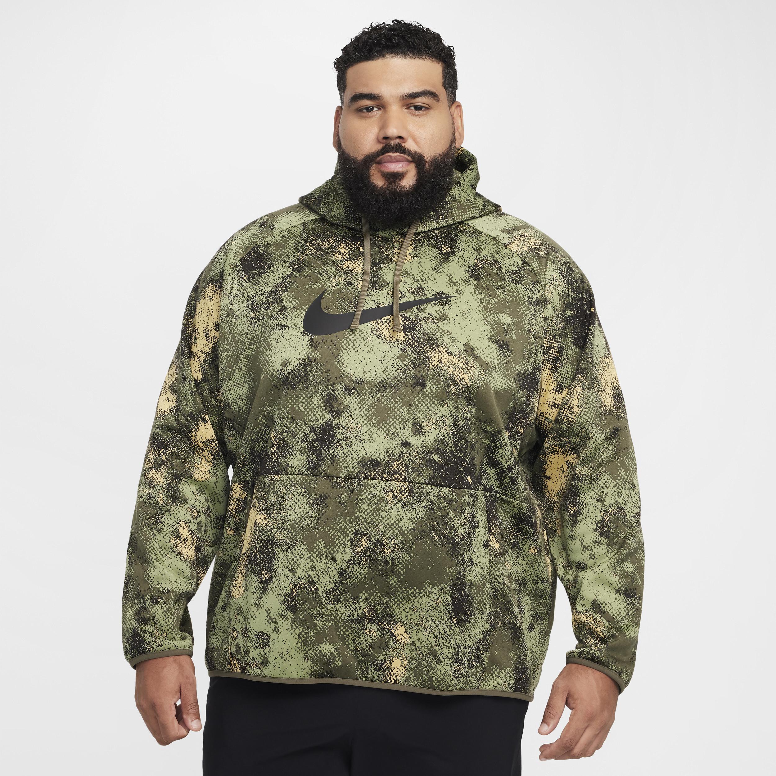 Nike Mens Camo Therma-FIT Versatile Pullover Hoodie Product Image