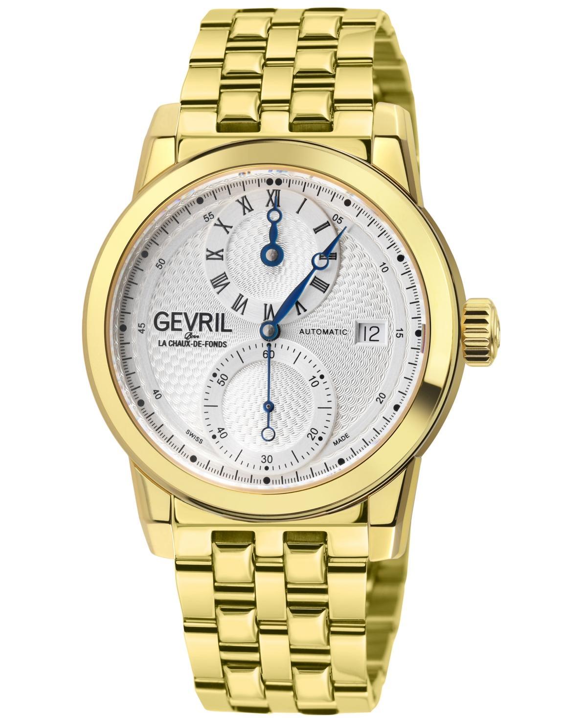 Gevril Mens Gramercy Gold-Tone Stainless Steel Watch 39mm - Gold Product Image