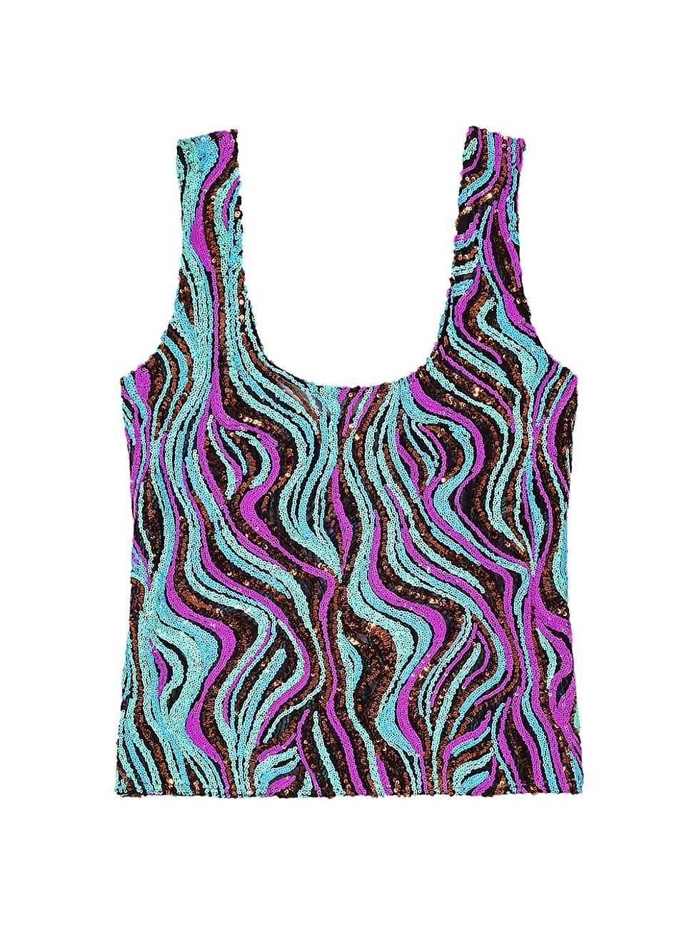 maje Lemilio Sequin Tank Product Image