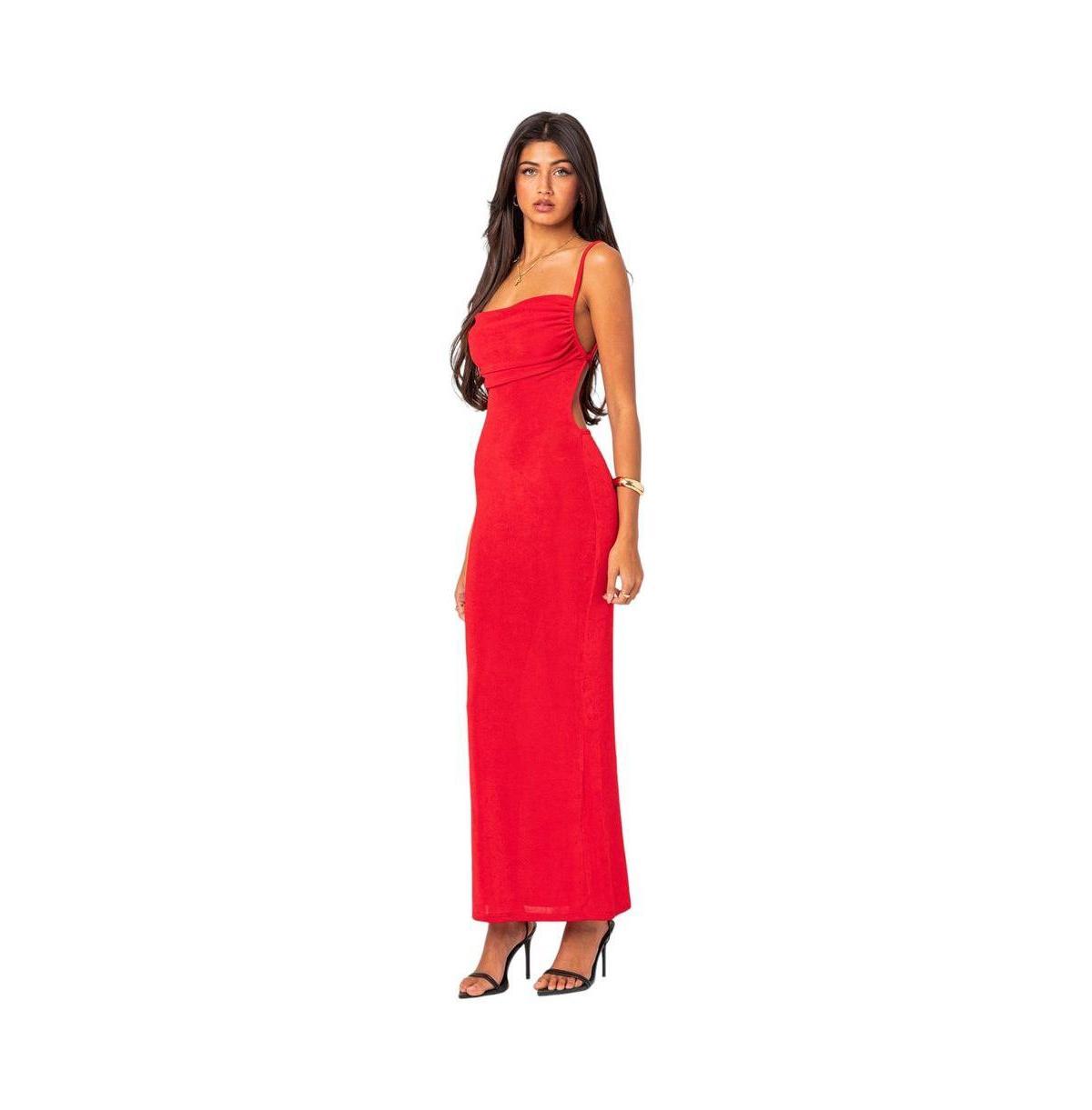 Womens Clea open back maxi dress Product Image