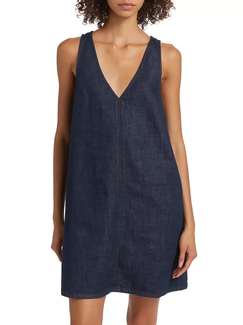 Naia Denim Sleeveless Dress Product Image