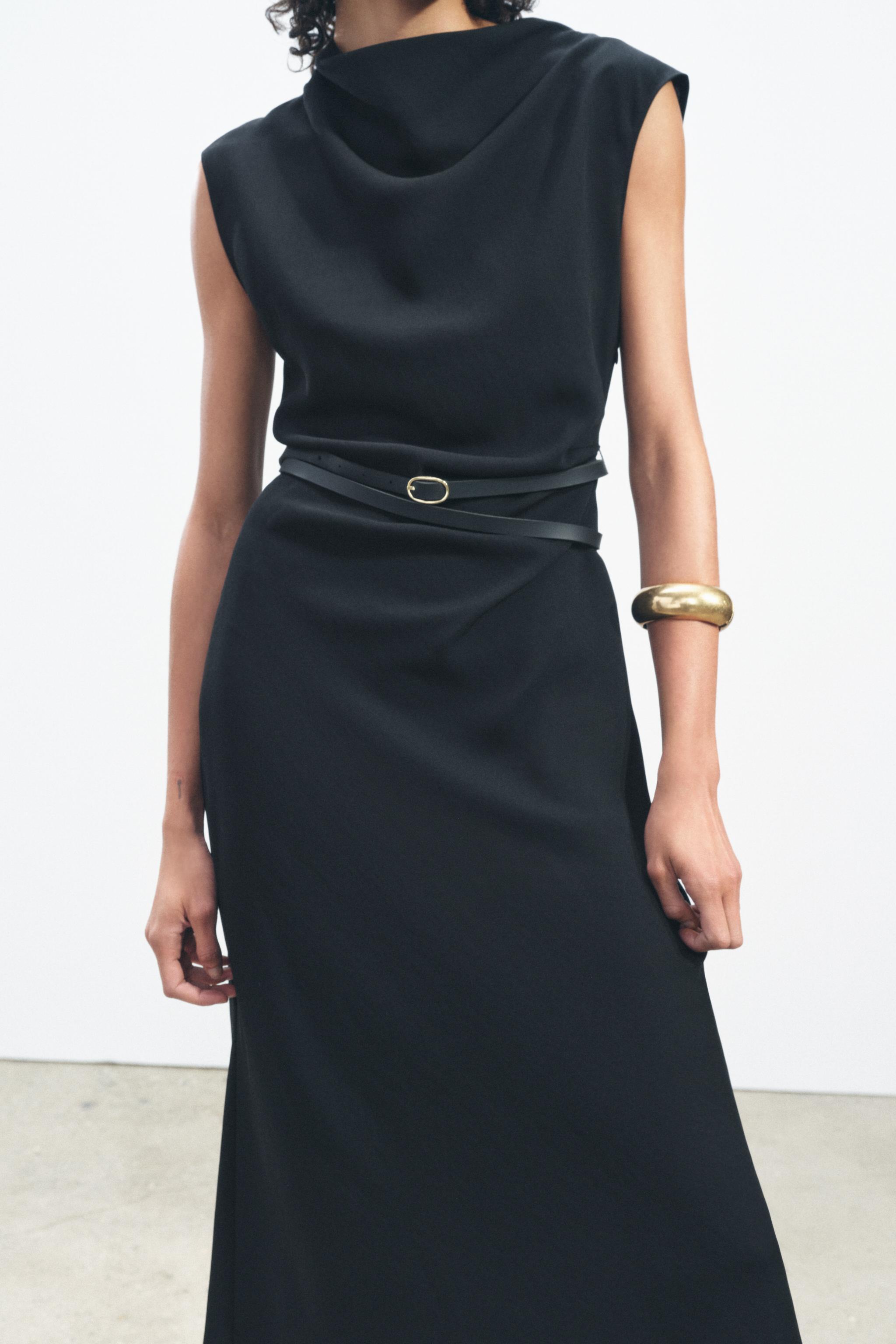 ZW COLLECTION BELTED MIDI DRESS Product Image