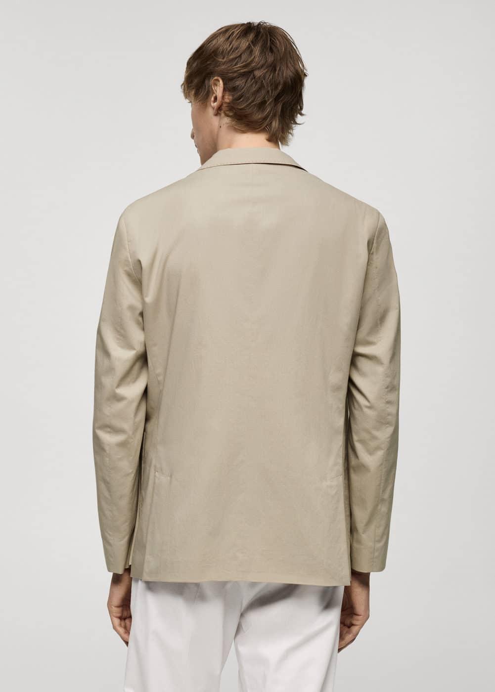 Mango Mens Lightweight Cotton Jacket Product Image