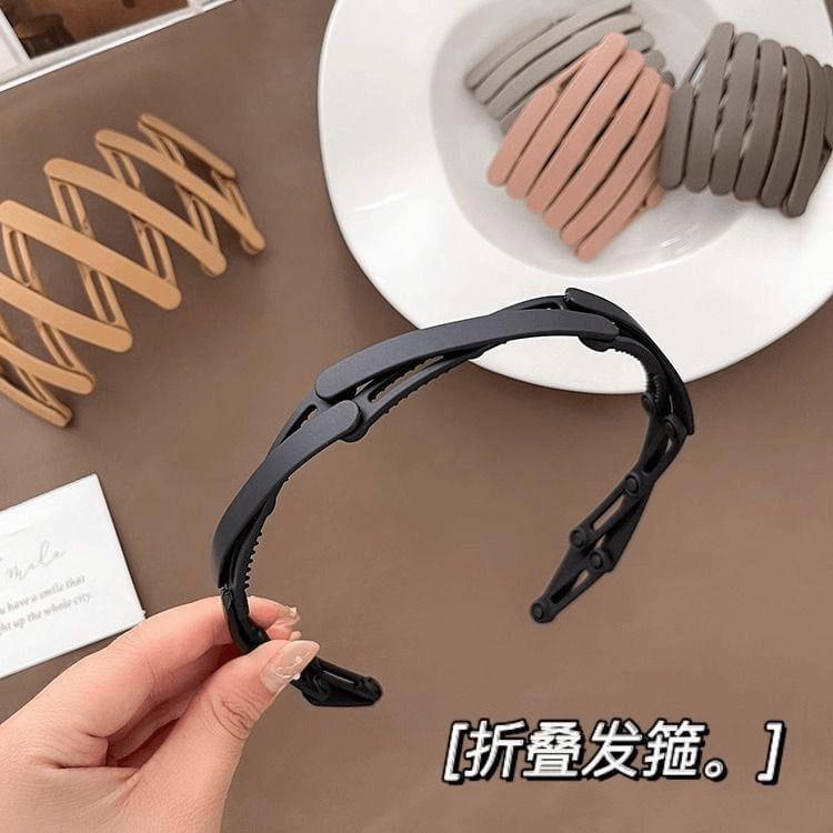 Plain Folding Headband Product Image