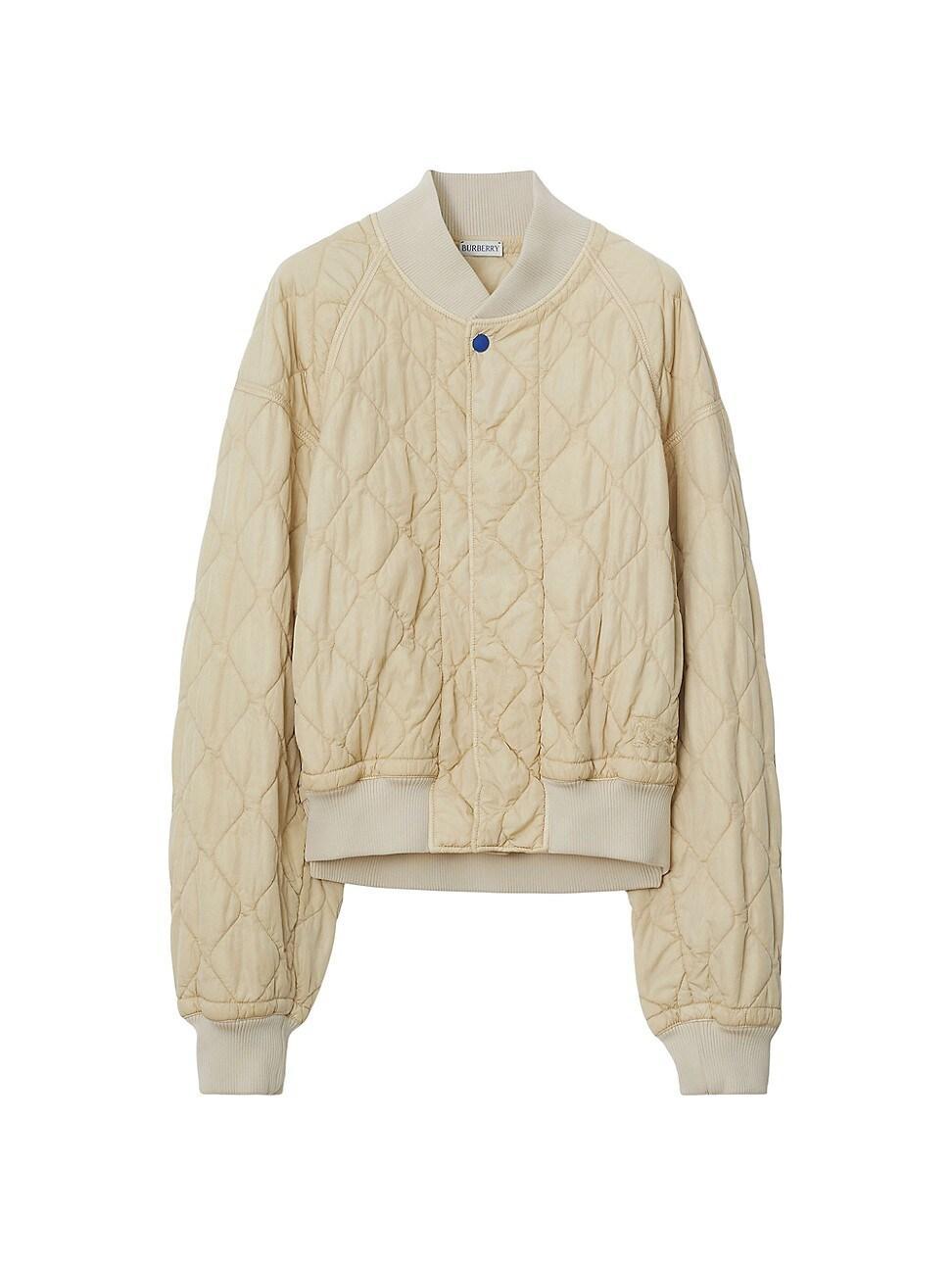 Womens Oversized Quilted Bomber Jacket Product Image