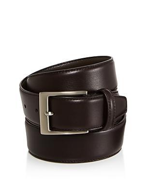 Canali Mens Basic Smooth Leather Belt Product Image