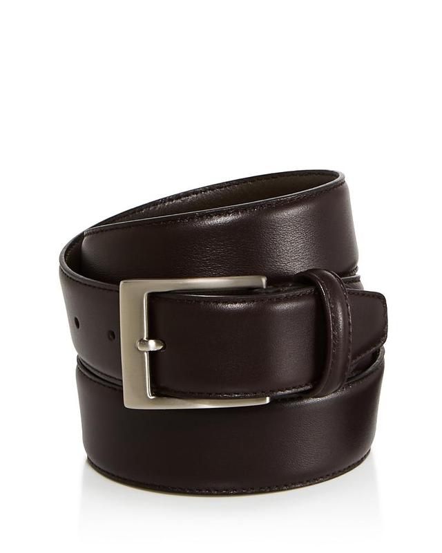 Canali Mens Basic Smooth Leather Belt Product Image