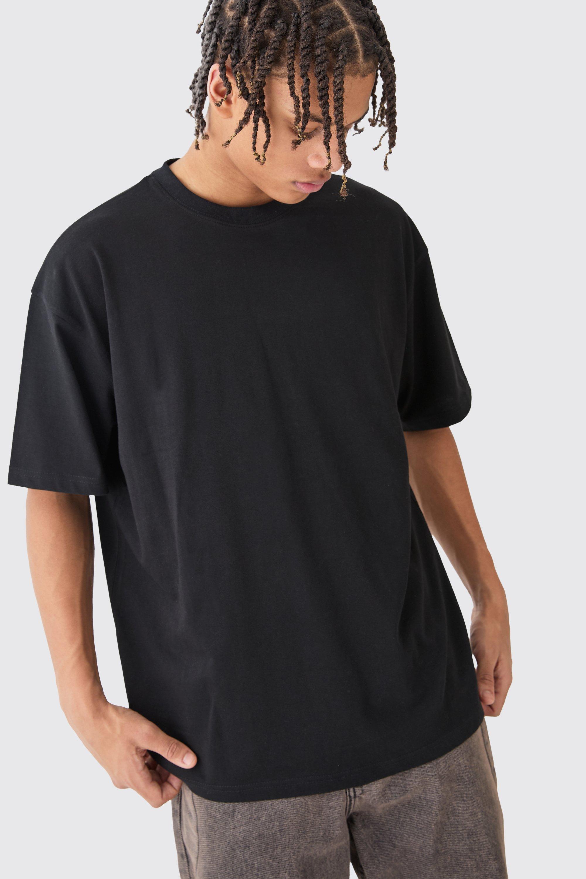 Oversized Basic T-shirt | boohooMAN USA Product Image