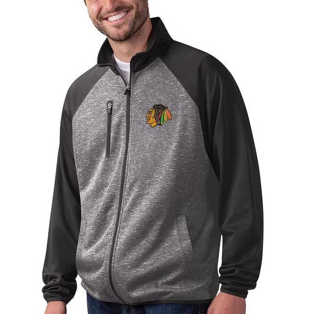 Mens G-III Sports by Carl Banks Chicago hawks RunnersRaglan Full-Zip Track Jacket Product Image