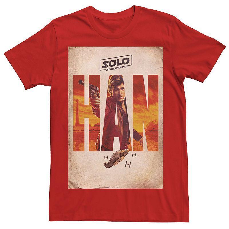 Mens Star Wars Han Solo Movie Western Text Tee Product Image