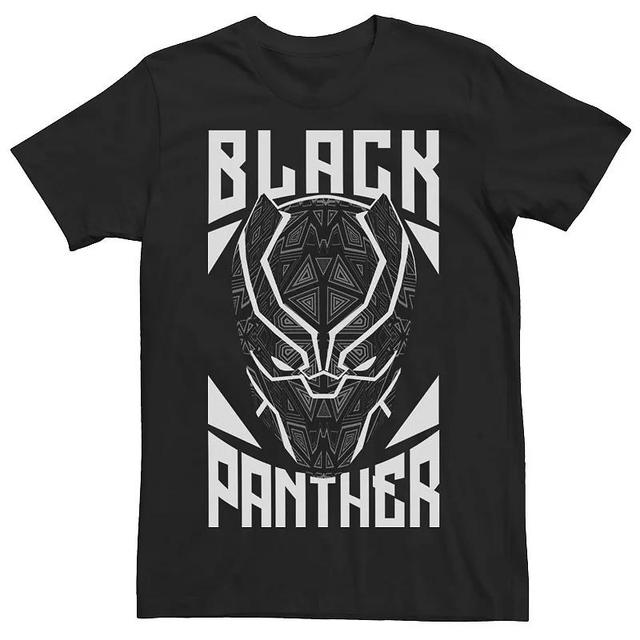 Mens Marvel Avengers Panther Geometric Helmet Tee Product Image