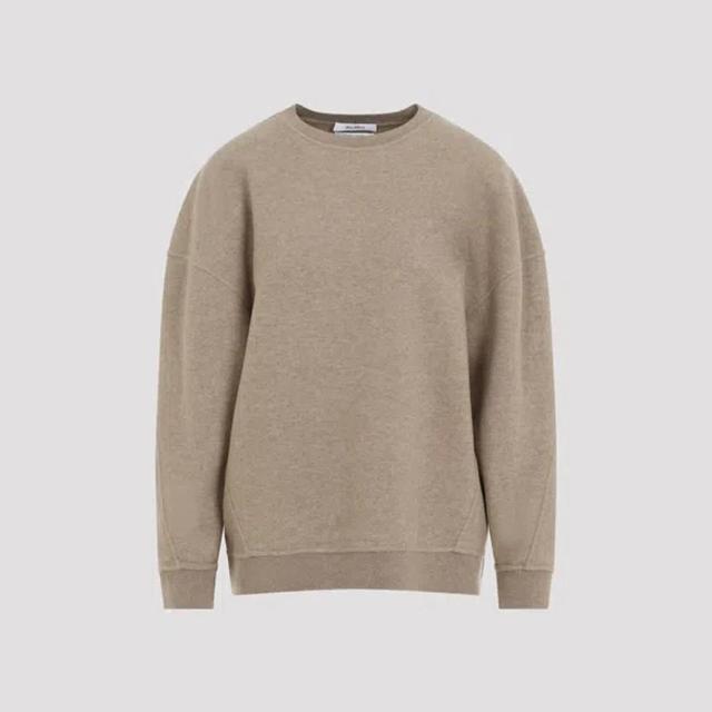 MAX MARA Elvira Wool Blend Jersey Sweatshirt In Brown Product Image