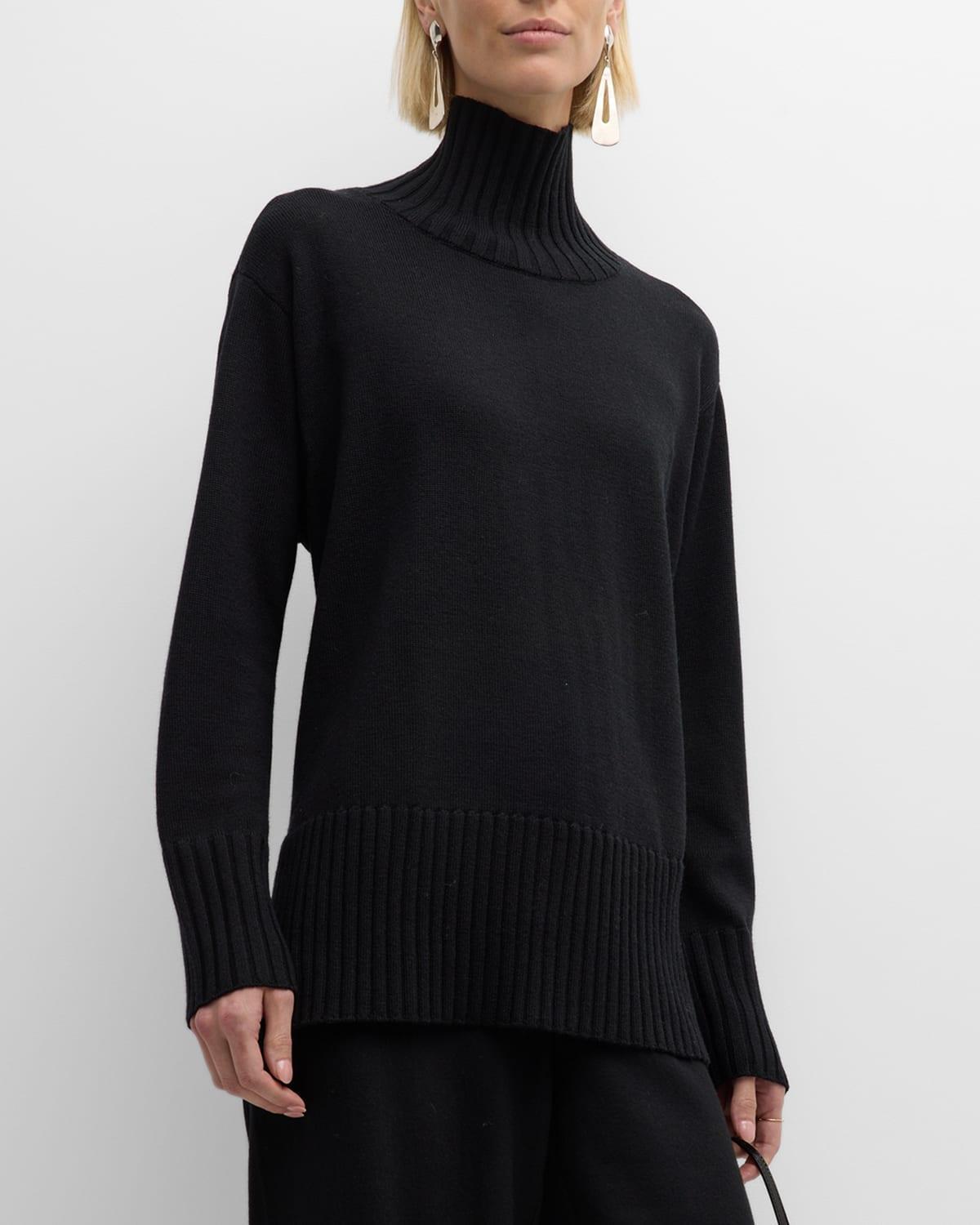 Missy Merino Jersey Turtleneck Pullover Product Image