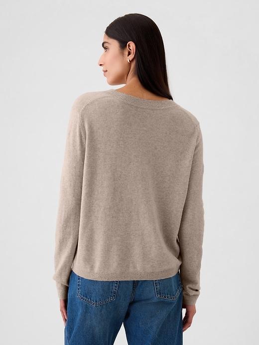 CashSoft V-Neck Sweater Product Image