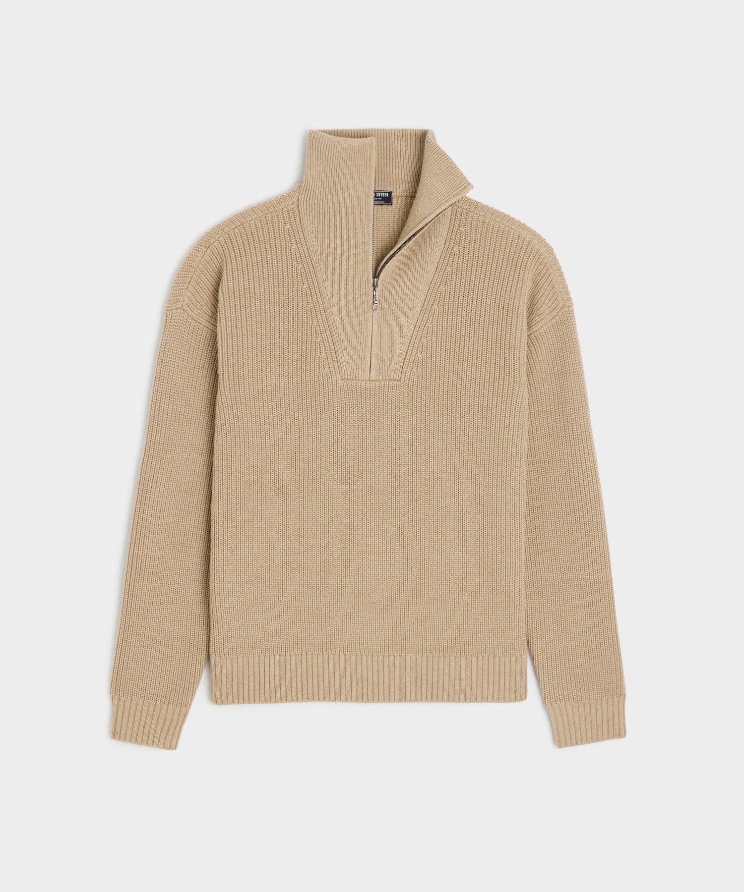 Merino Half-Zip Sweater Product Image