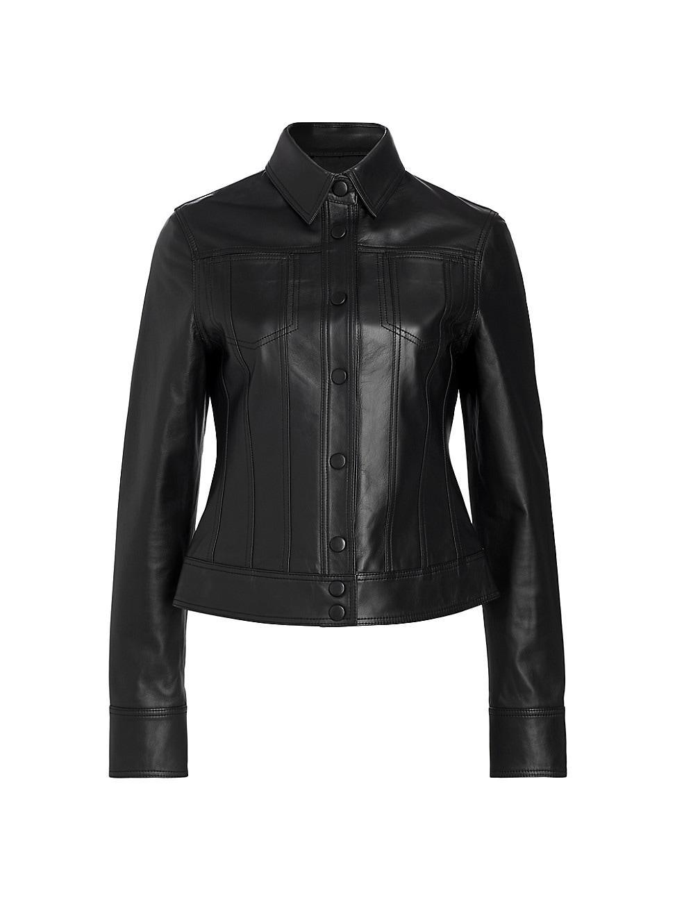 Womens Lightweight Leather Jacket product image