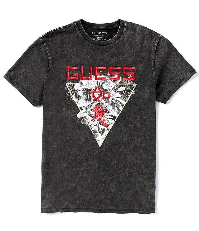 Guess Short Sleeve Japanese Triangle Graphic T-Shirt Product Image