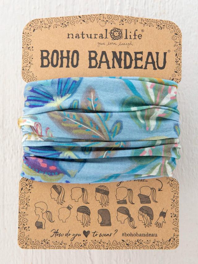 Full Boho Bandeau® Headband - Mandala Folk Garden Product Image