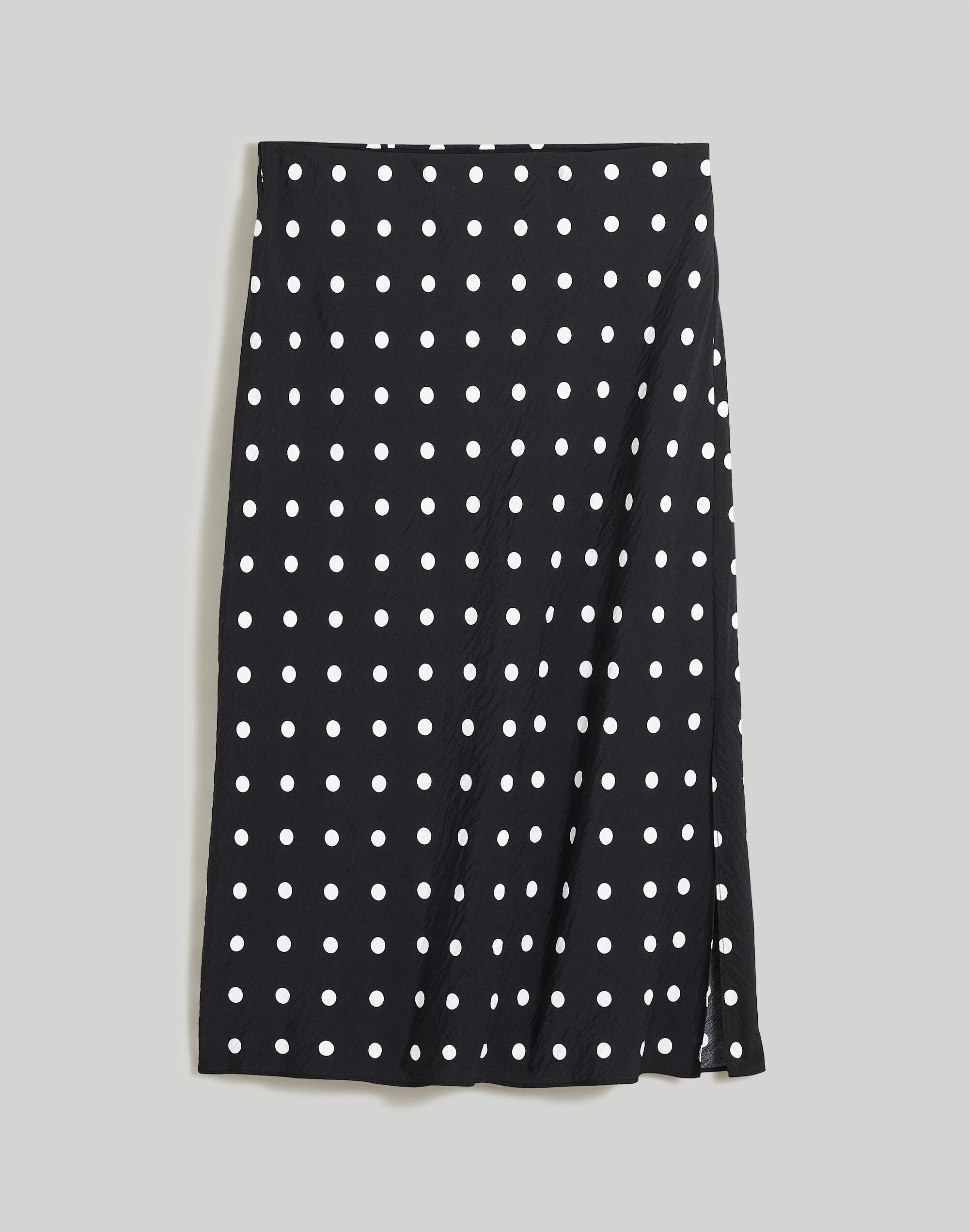 The Layton Midi Slip Skirt in Polka Dot product image