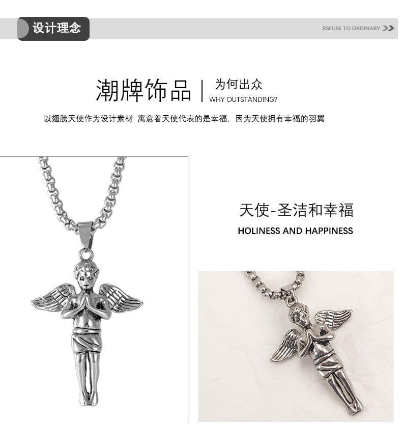 Angel Pendant Chain Necklace Product Image