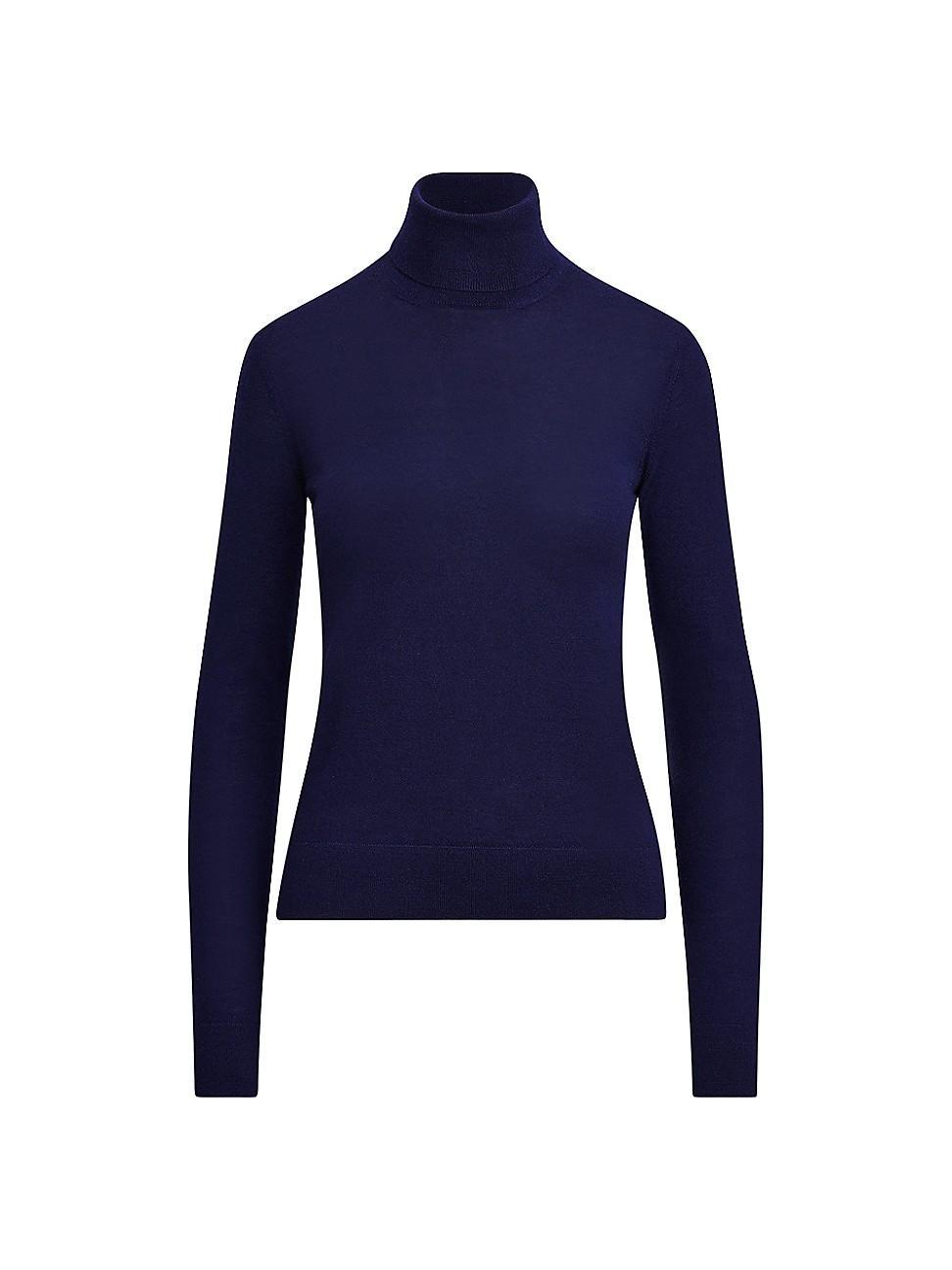 Womens Iconic Style Cashmere Turtleneck Sweater Product Image