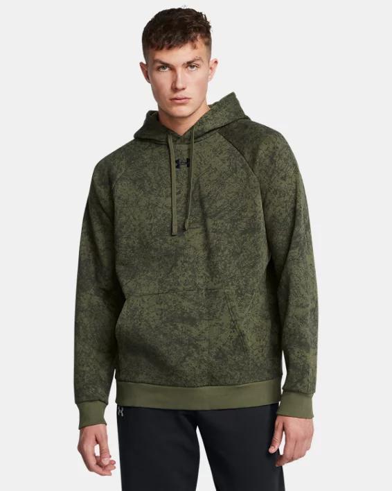 Mens UA Rival Fleece Camo Printed Hoodie Product Image