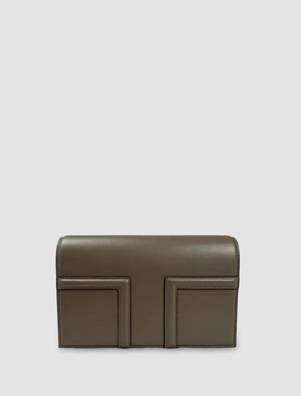 T-flap Bag In Taupe Product Image