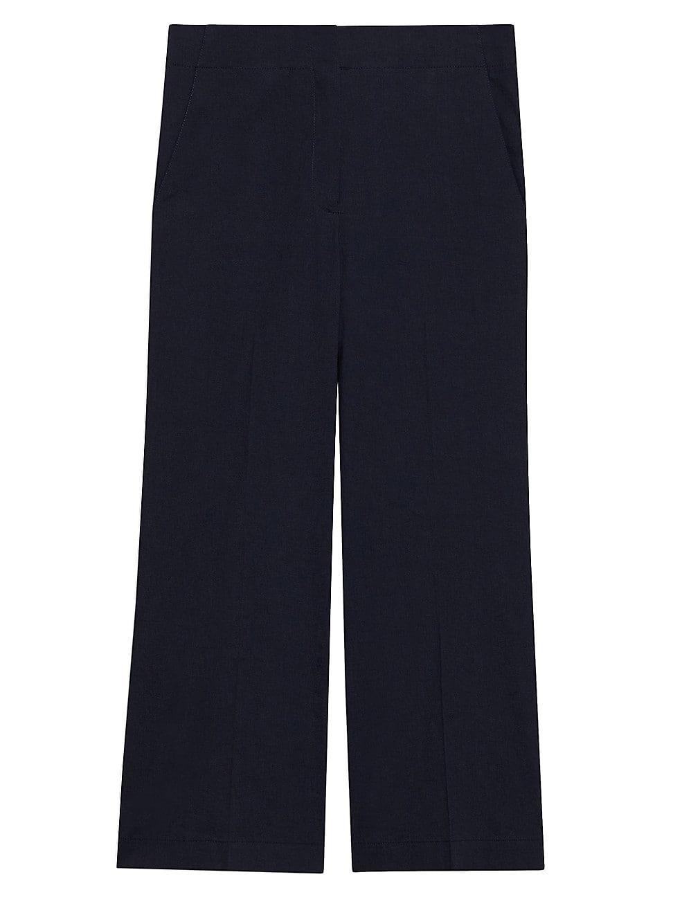 Womens Terena Linen Cropped Wide-Leg Pants Product Image