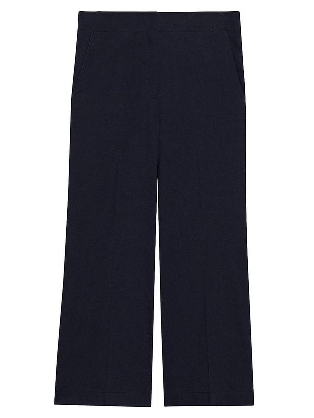 Womens Terena Linen Cropped Wide-Leg Pants Product Image