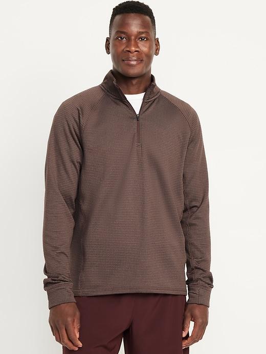 Go-Dry Cool Waffle Quarter Zip Product Image