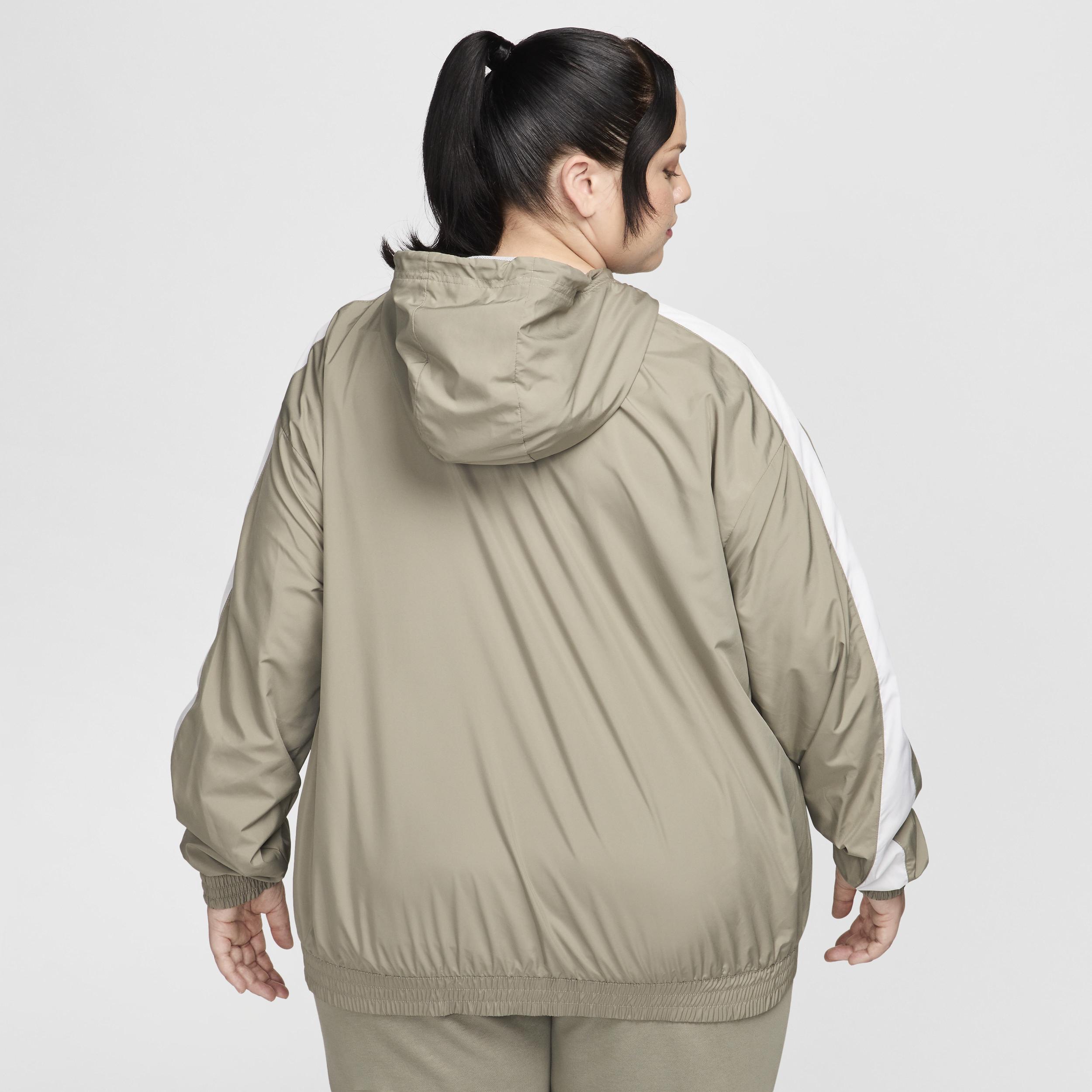 Nike Sportswear Classic Wovens Women's Loose UV Hooded Jacket (Plus Size) Product Image