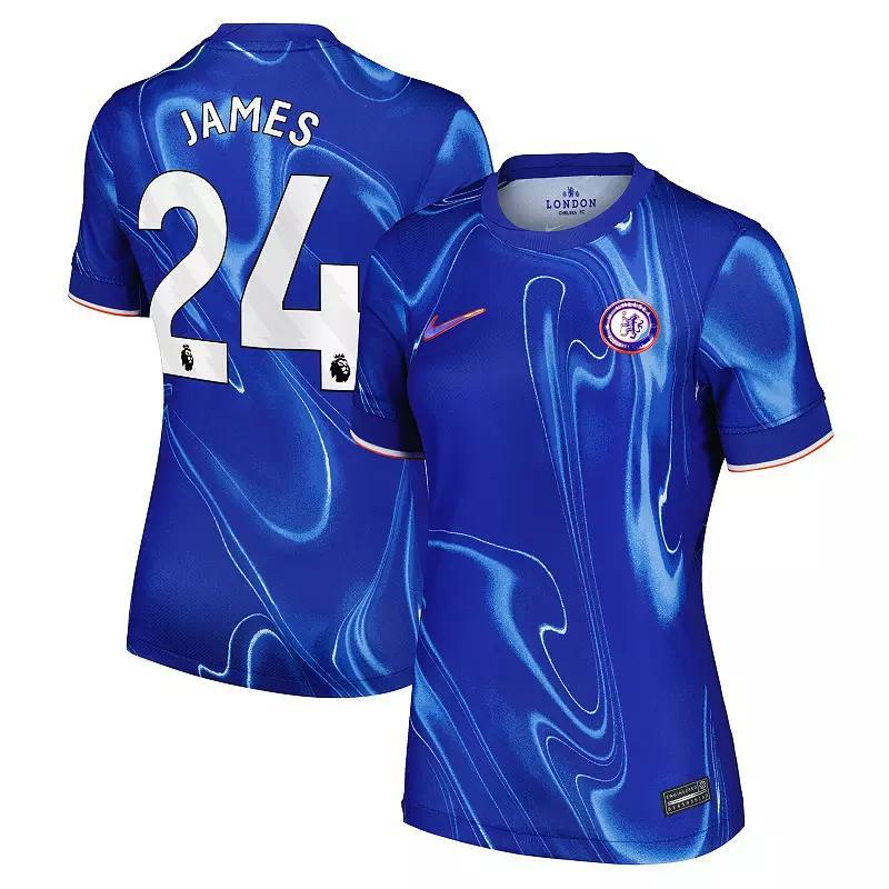 Womens Nike Reece James Blue Chelsea 2024/25 Home Replica Player Jersey Product Image