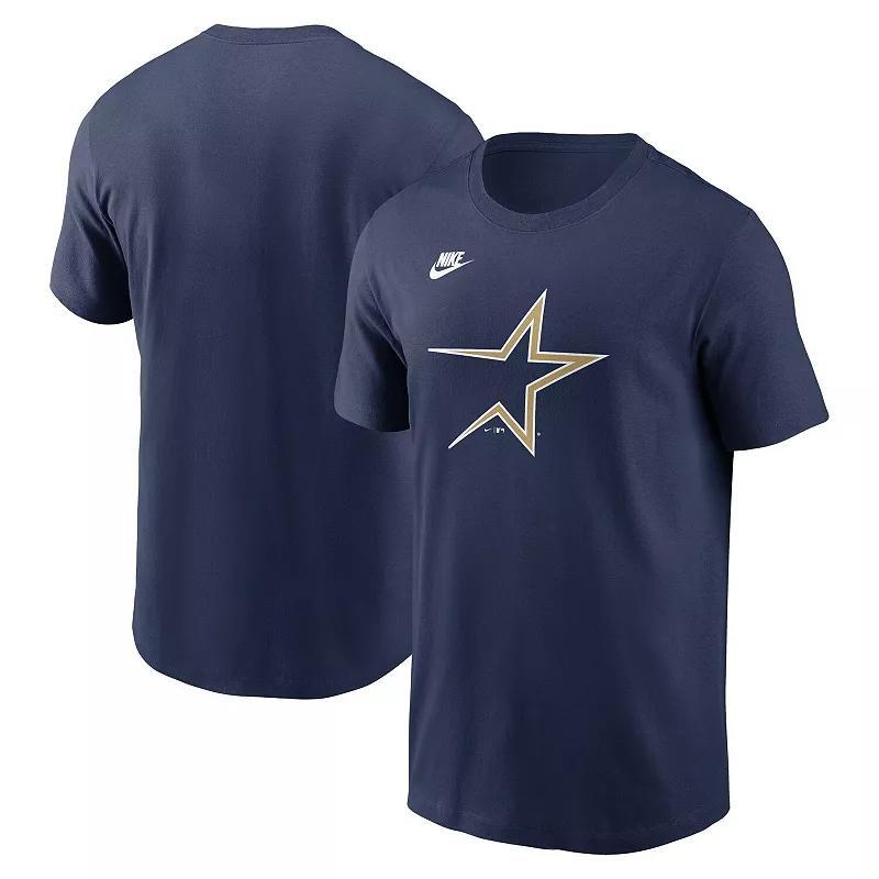 Mens Nike Houston Astros Cooperstown Collection Team Logo T-Shirt Blue Product Image