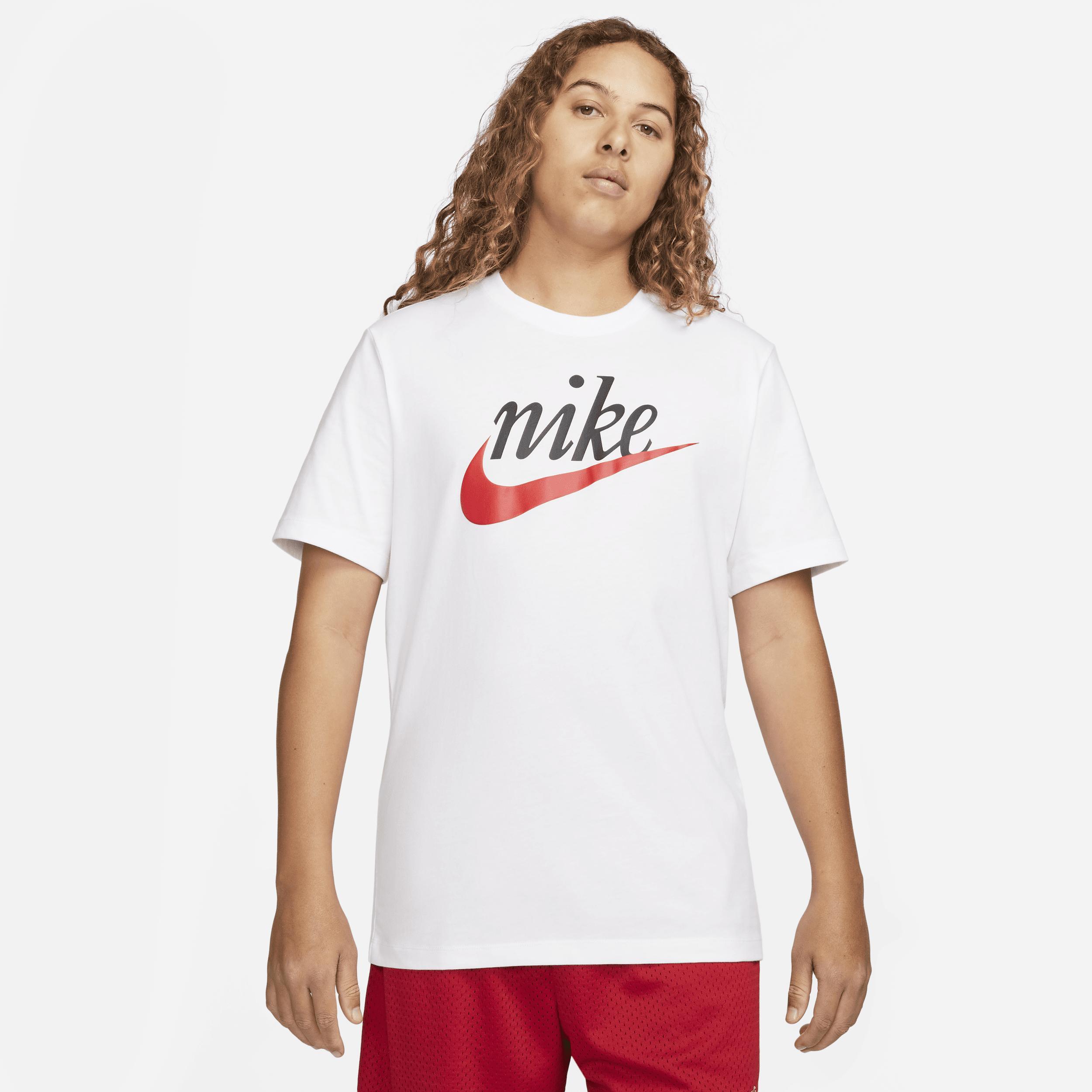 Nike Sportswear Mens Heritage Script Logo Short-Sleeve Crewneck T-Shirt Product Image