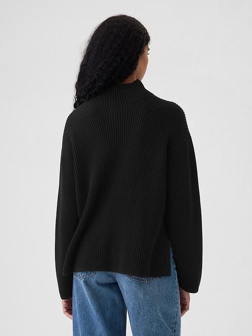 24/7 Split-Hem Mockneck Sweater Product Image