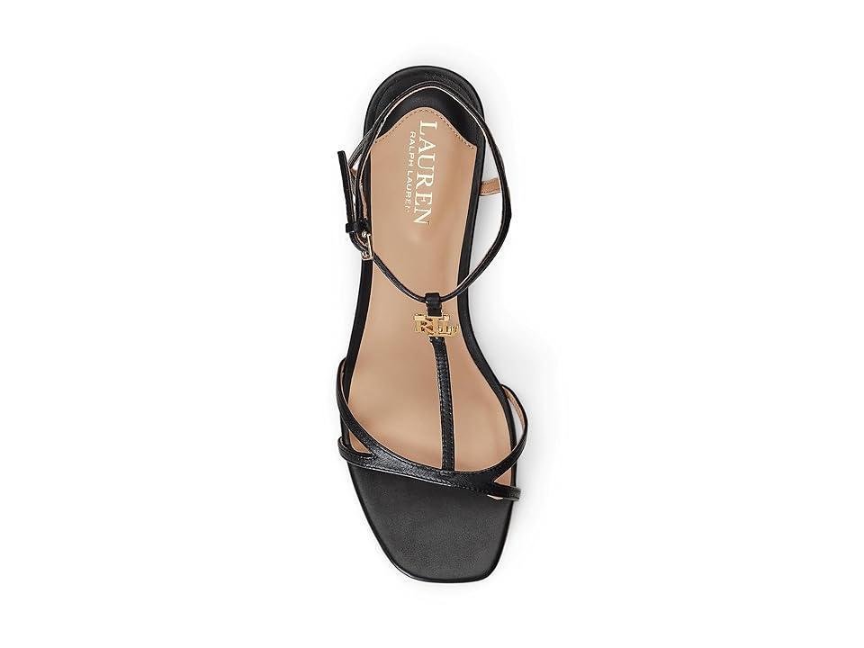 Lauren Ralph Lauren Womens Fallon Ankle-Strap Embellished Flat Sandals Product Image